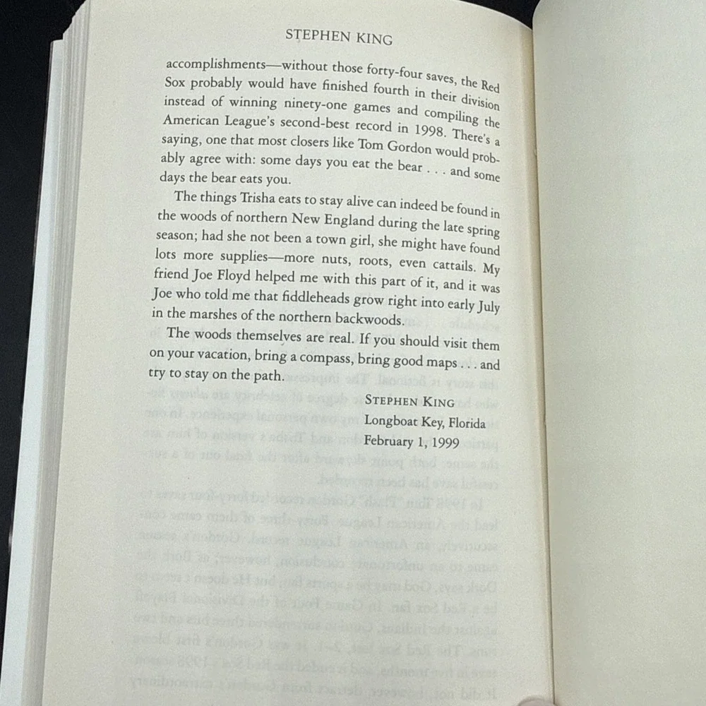 Stephen King *THE GIRL‎ WHO LOVED TOM GORDON* HC/DJ - 1st Edition - 1st Printing